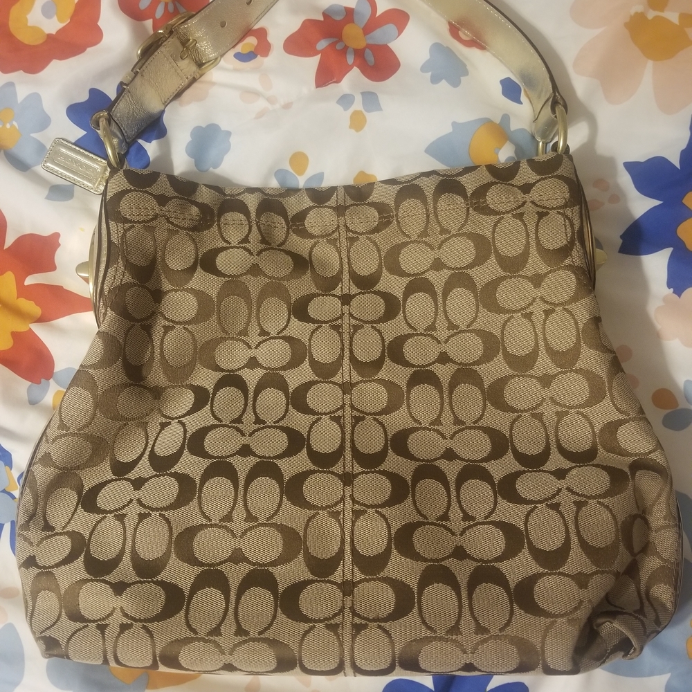 Coach Brown Signature  Shoulder bag
